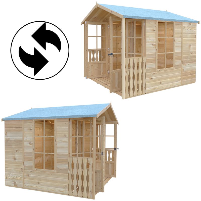 Shire Delmora 8x8 including Verandah Summerhouse