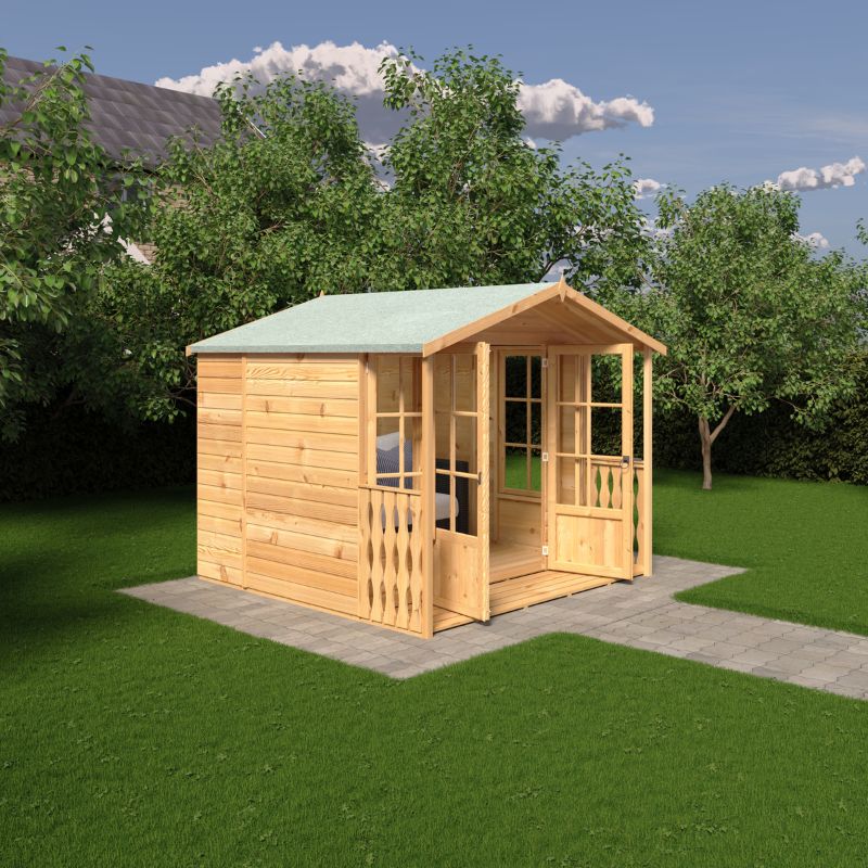 Shire Delmora 8x6 including Verandah Summerhouse