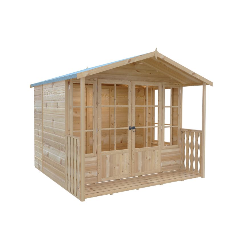 Shire Delmora 8x6 including Verandah Summerhouse