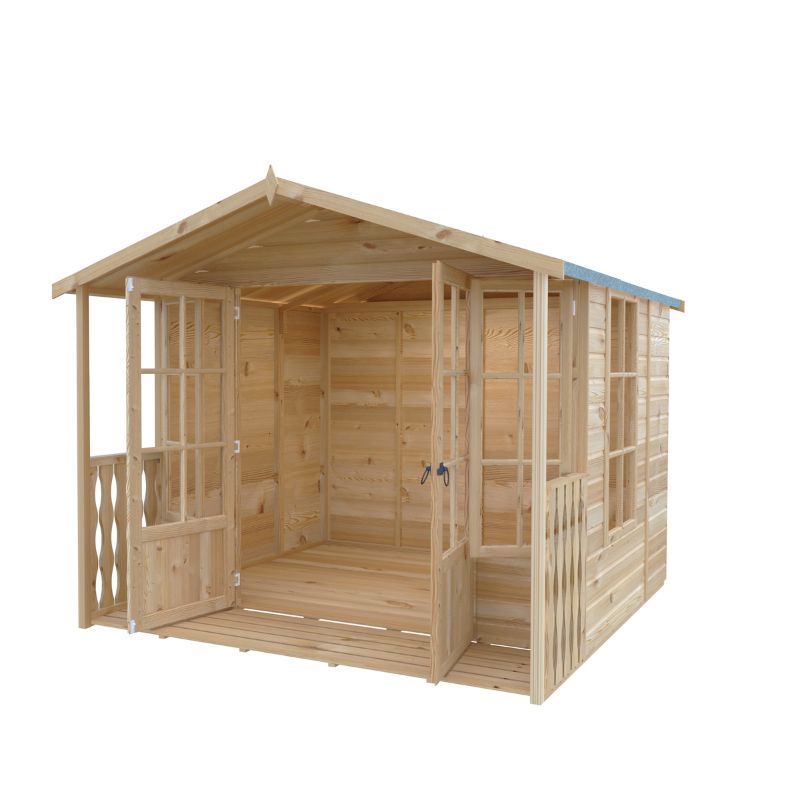 Shire Delmora 8x6 including Verandah Summerhouse