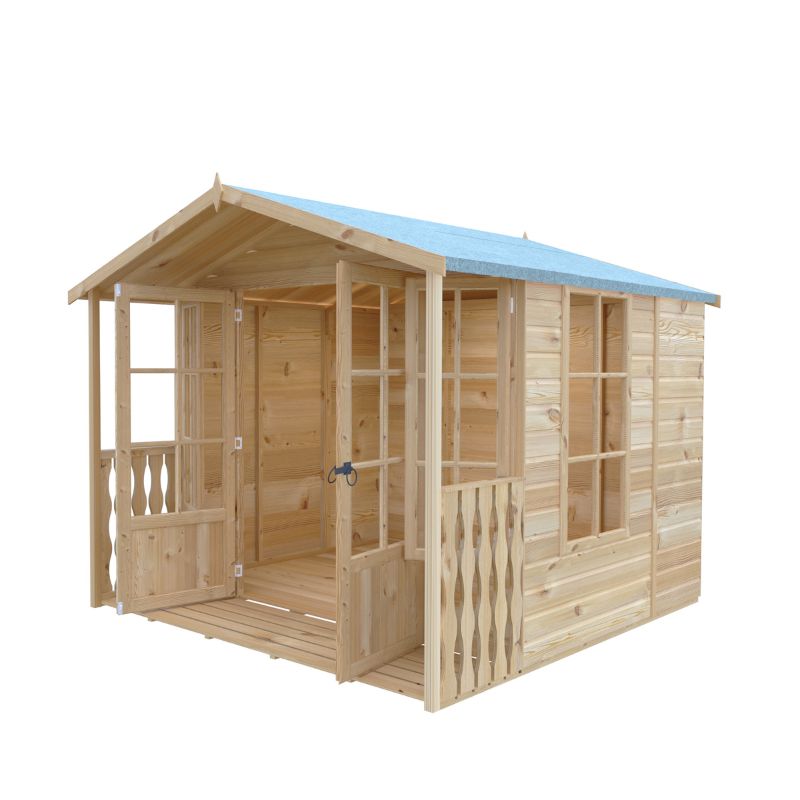 Shire Delmora 8x6 including Verandah Summerhouse