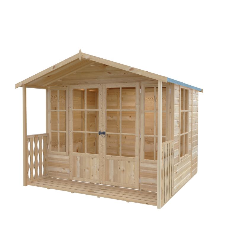 Shire Delmora 8x8 including Verandah Summerhouse