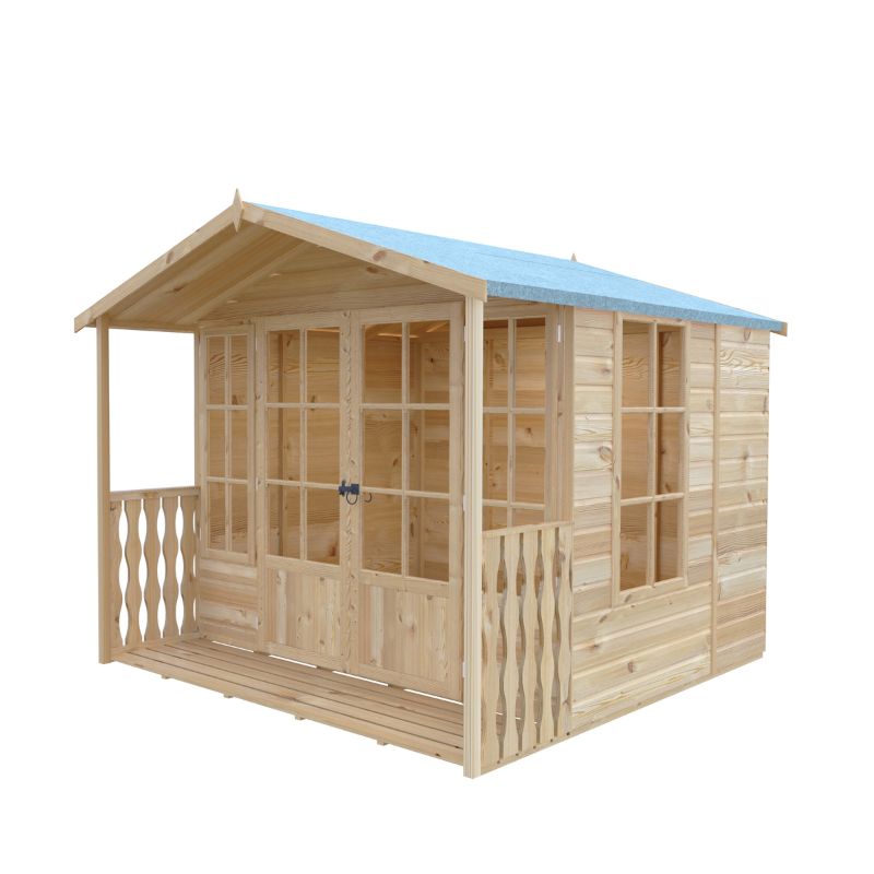Shire Delmora 8x8 including Verandah Summerhouse