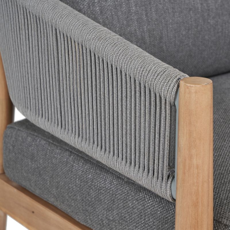 Pacific Lifestyle - Denver Grey Outdoor Seating Set