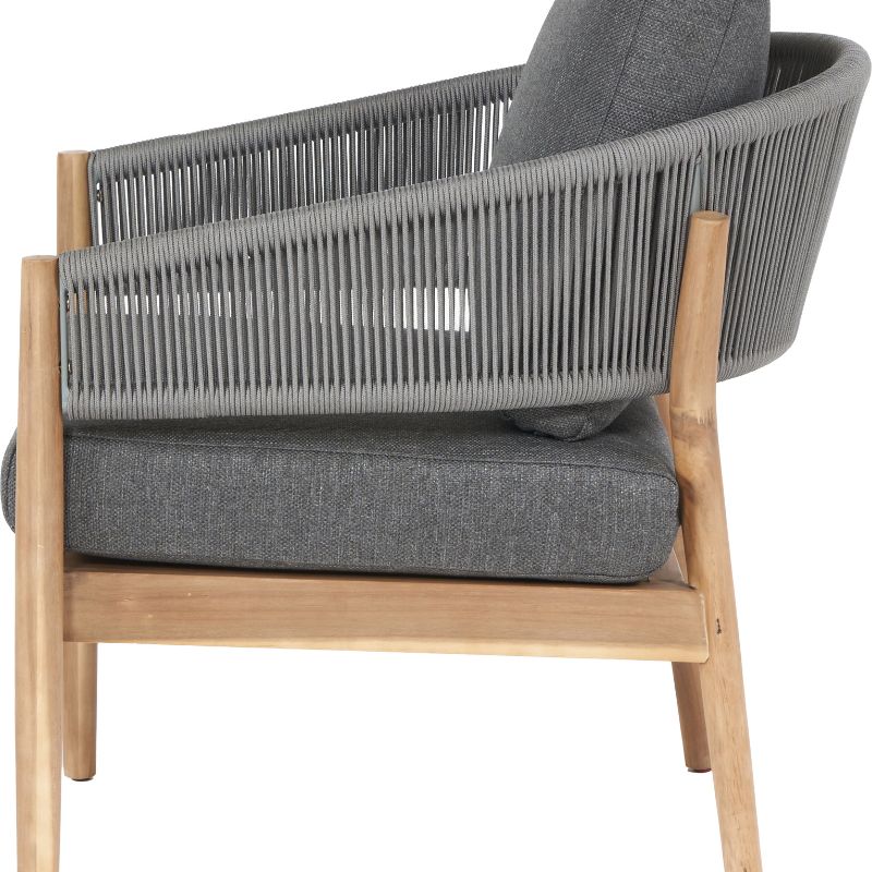 Pacific Lifestyle - Denver Grey Outdoor Seating Set