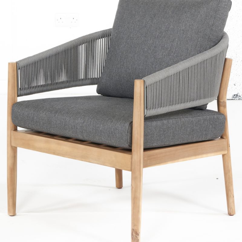 Pacific Lifestyle - Denver Grey Outdoor Seating Set