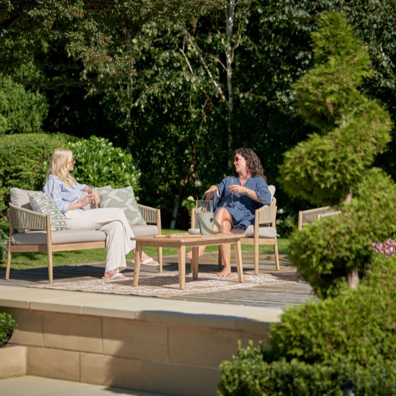 Pacific Lifestyle - Denver Sage Green Outdoor Seating Set