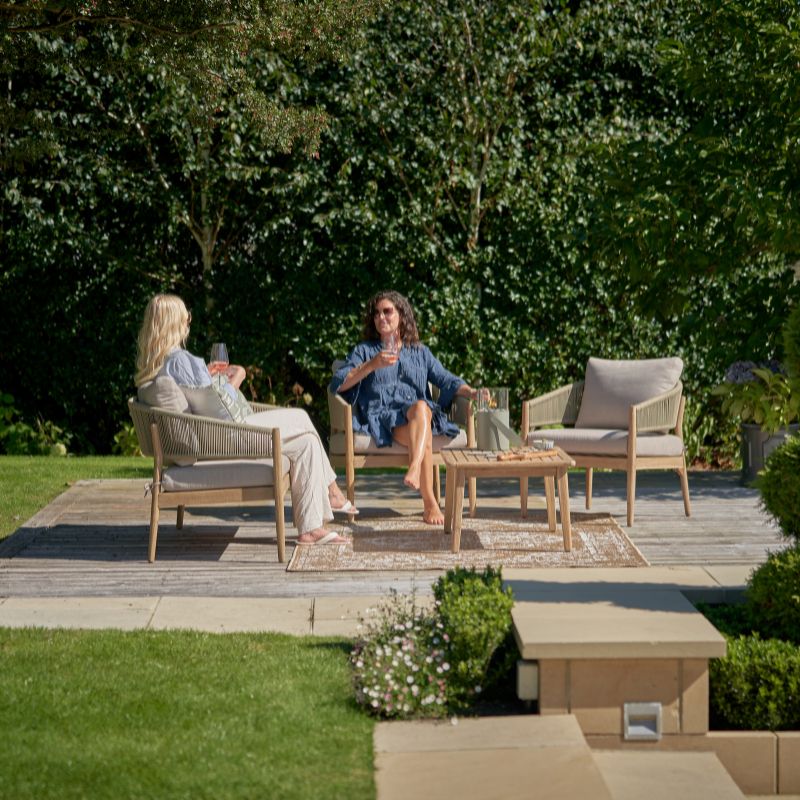 Pacific Lifestyle - Denver Sage Green Outdoor Seating Set