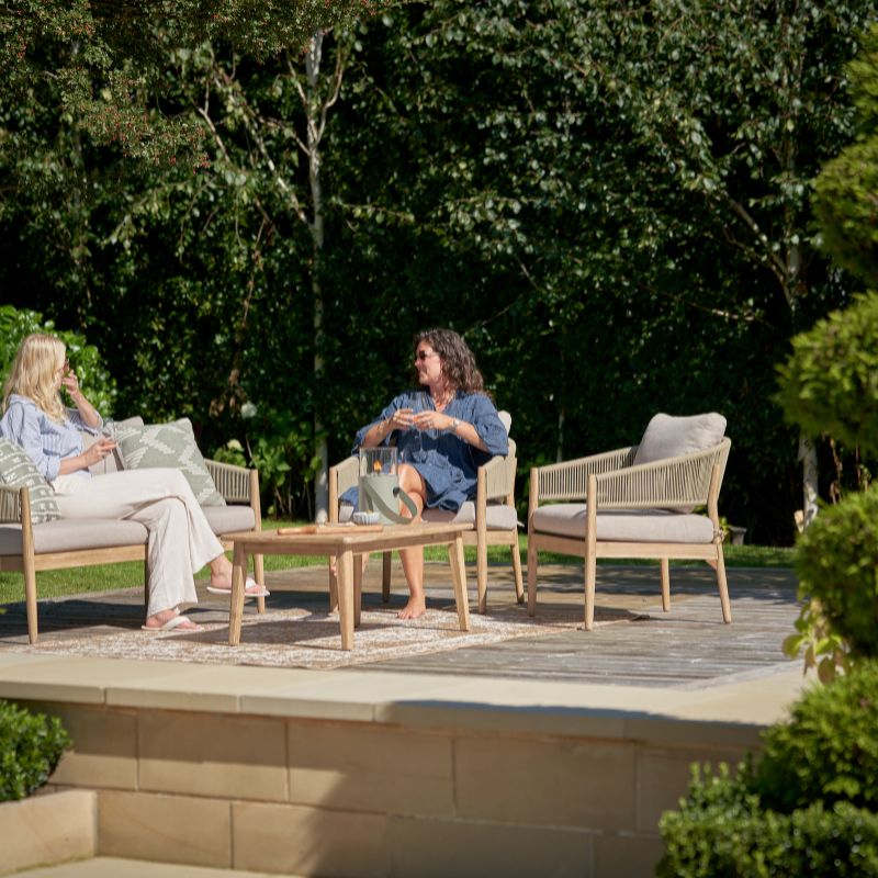 Pacific Lifestyle - Denver Sage Green Outdoor Seating Set