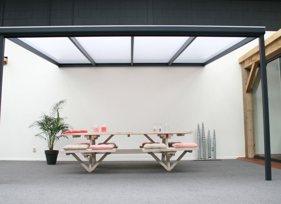 Deponti Nebbiolo Aluminium Veranda-Carport
