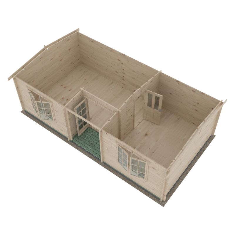 Shire Elveden 14x26 44mm Log cabin