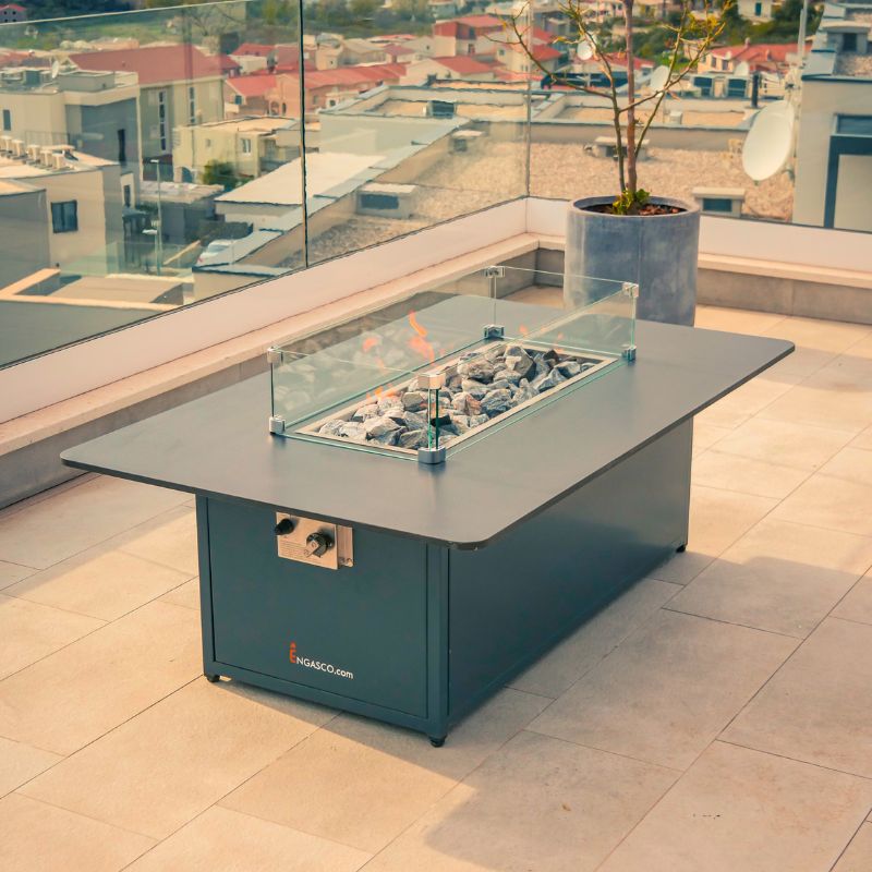 Engasco Lounge 130cm X 60/70cm Fire Table