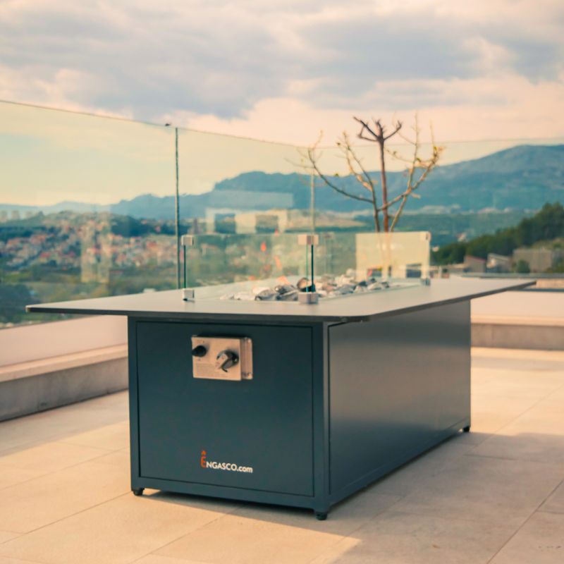 Engasco Lounge 130cm X 60/70cm Fire Table