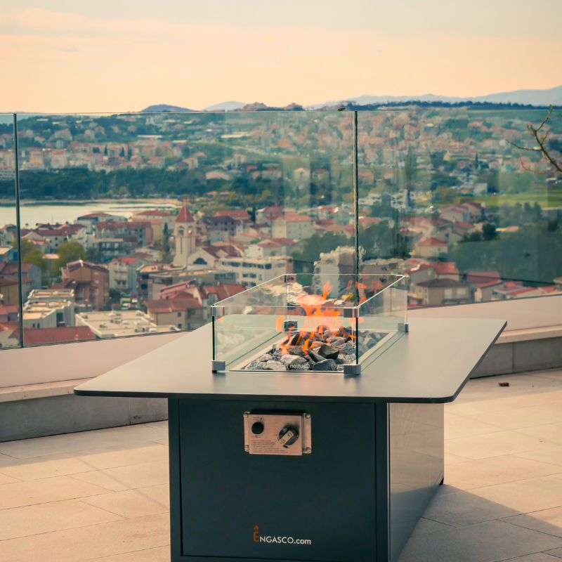 Engasco Lounge 130cm X 60/70cm Fire Table