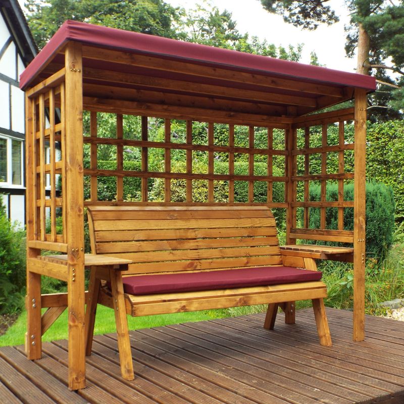 Charles Taylor - Wentworth Three Seater Arbour Burgundy