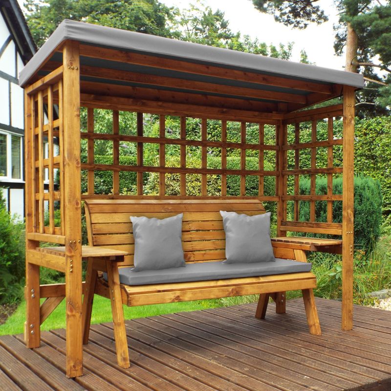Charles Taylor - Wentworth Three Seater Arbour Grey