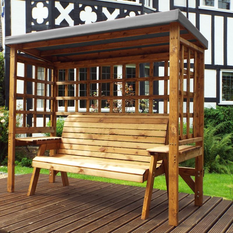 Charles Taylor - Wentworth Three Seater Arbour Grey