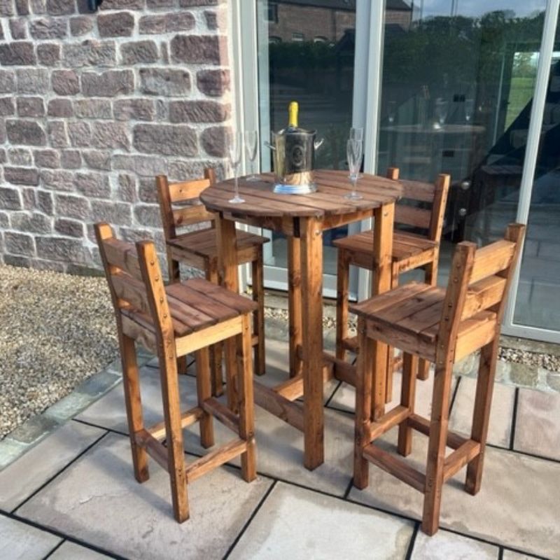 Charles Taylor - Deluxe Alfresco Bar Set Four Seater