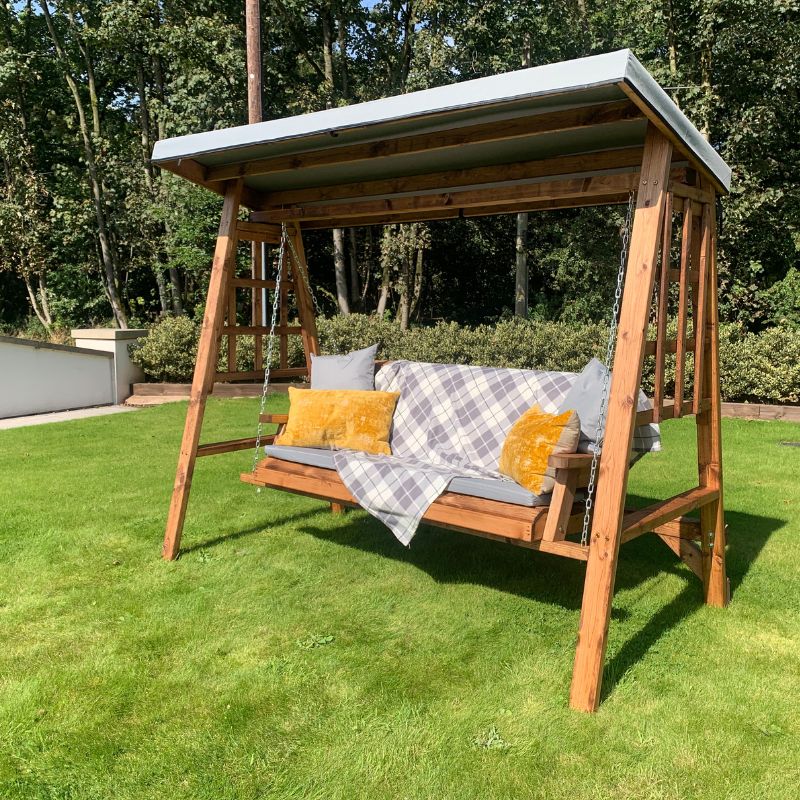 Charles Taylor - Dorset Three Seater Swing Grey