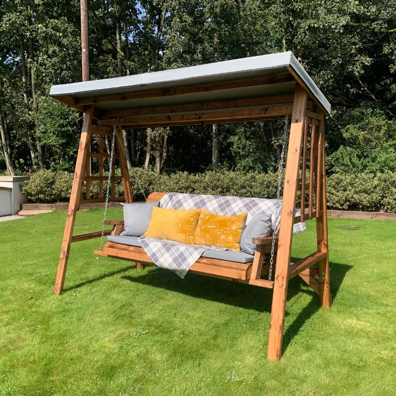 Charles Taylor - Dorset Three Seater Swing Grey