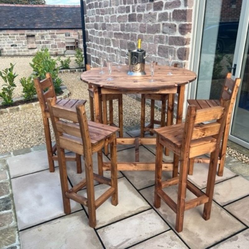 Charles Taylor - Deluxe Alfresco Bar Set Six Seater
