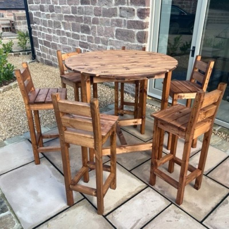 Charles Taylor - Deluxe Alfresco Bar Set Six Seater
