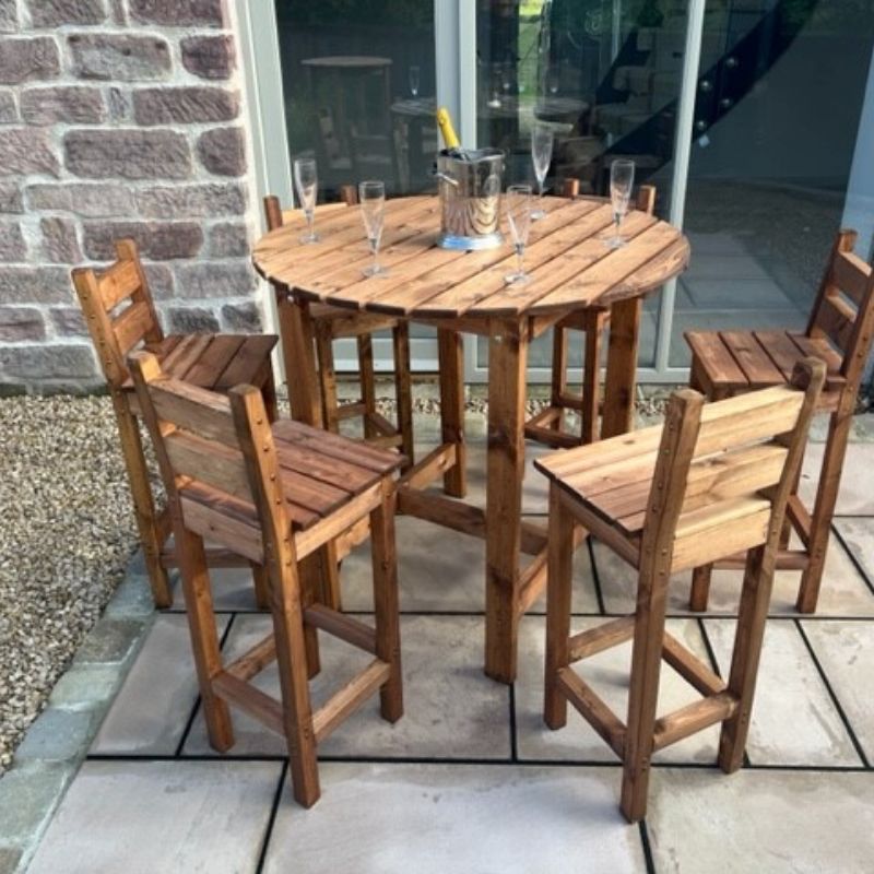 Charles Taylor - Deluxe Alfresco Bar Set Six Seater