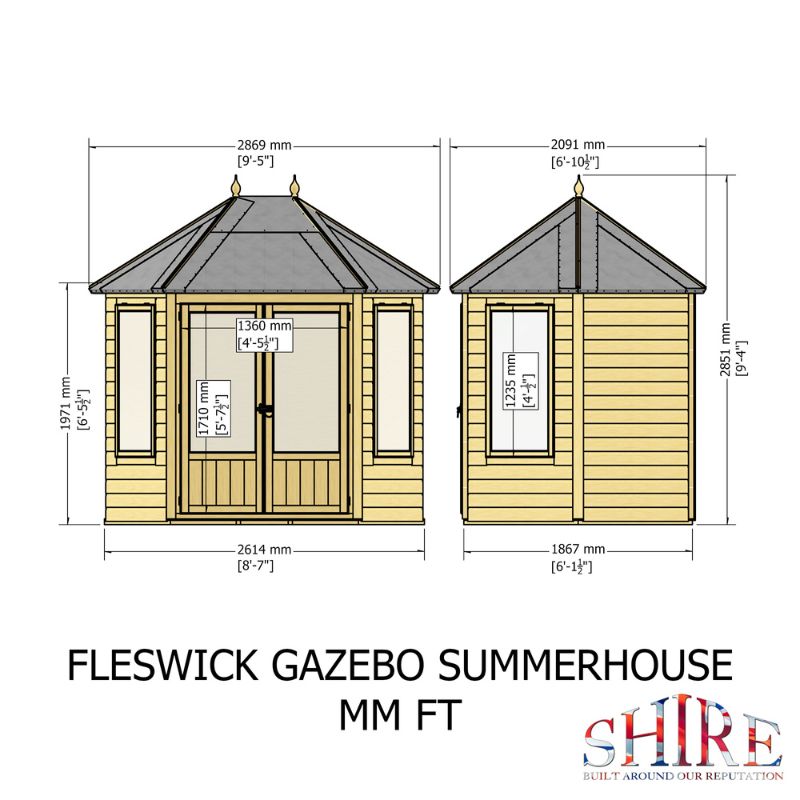 Shire Fleswick 8x6 Summerhouse