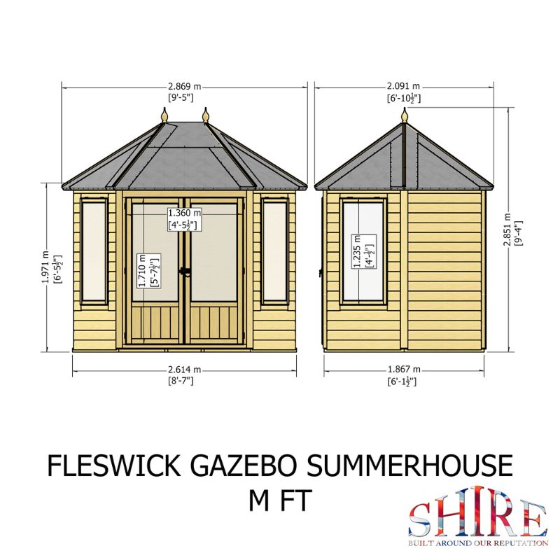 Shire Fleswick 8x6 Summerhouse