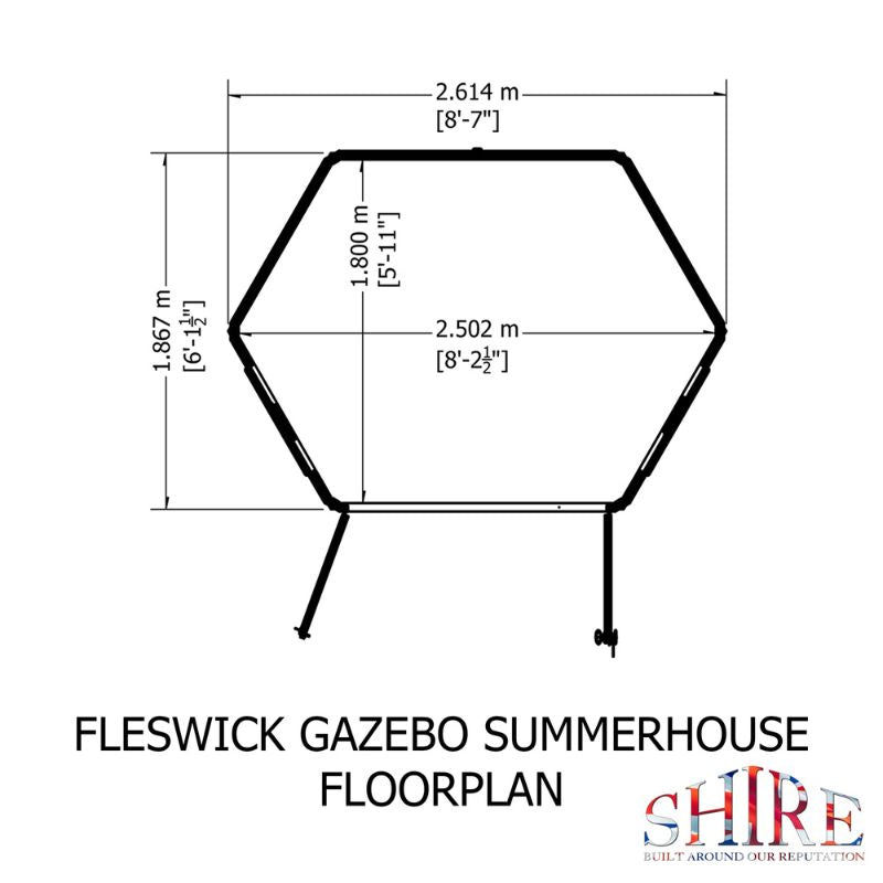 Shire Fleswick 8x6 Summerhouse
