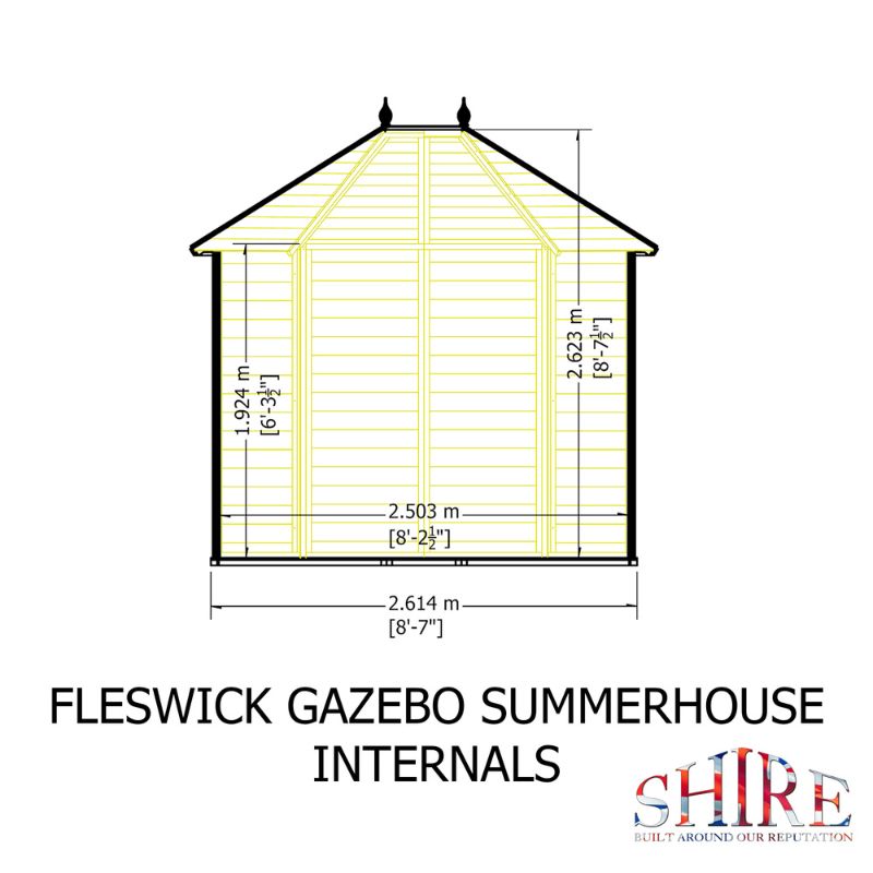 Shire Fleswick 8x6 Summerhouse