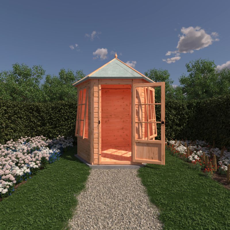Shire Gazebo Spec change to T&G Roof 6x6 Summerhouse