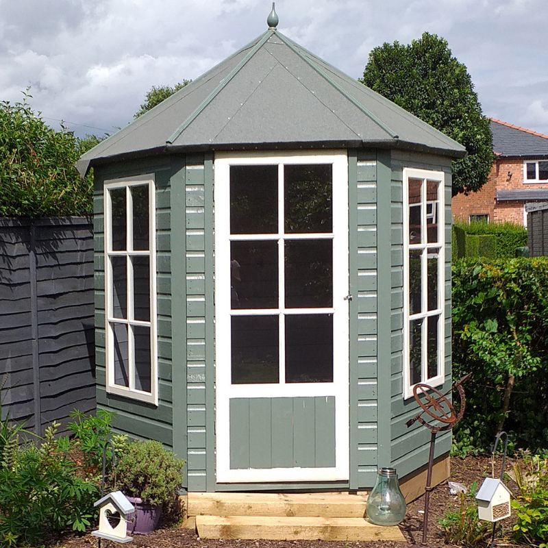 Shire Gazebo Spec change to T&G Roof 6x6 Summerhouse