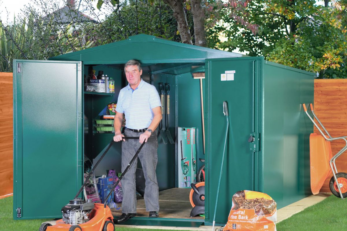 Asgard Gladiator Plus2 7x14 Metal Garden Shed - Police Preferred Specification -Installation Available (Copy)
