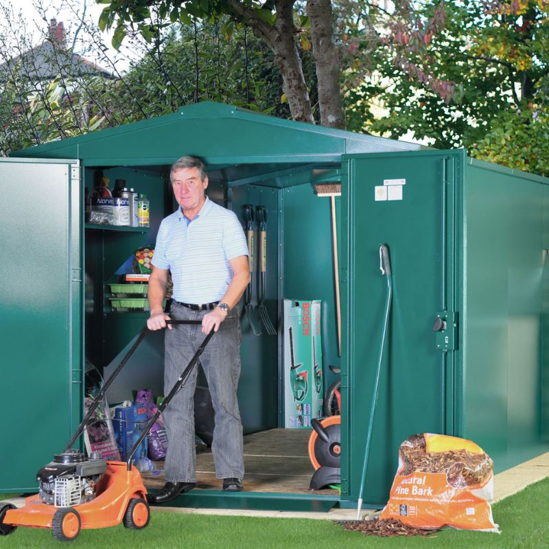 Asgard Gladiator Plus2 7x14 Metal Garden Shed - Police Preferred Specification -Installation Available (Copy)