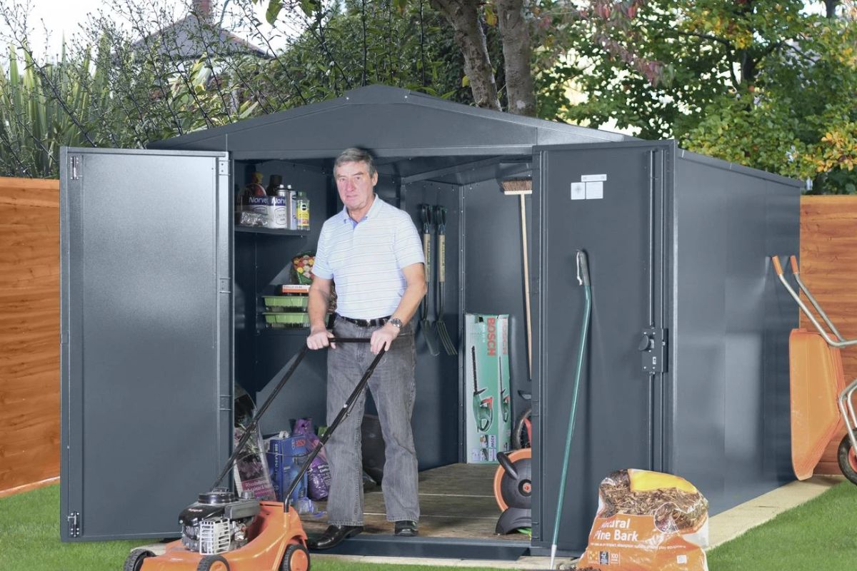 Asgard Gladiator Plus2 7x14 Metal Garden Shed - Police Preferred Specification -Installation Available (Copy)