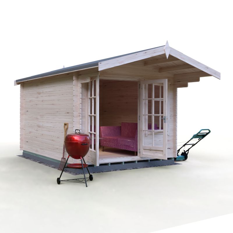 Shire Glenmore 10x12 28mm Log cabin