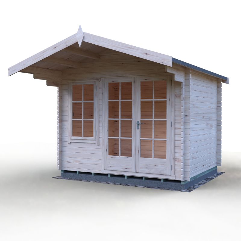 Shire Glenmore 10x8 28mm Log cabin