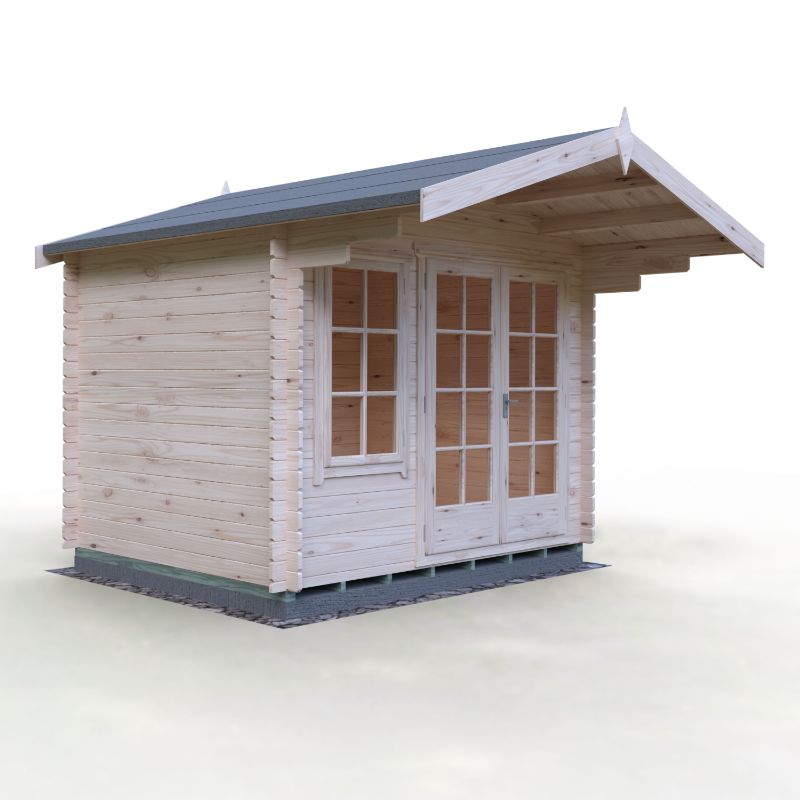 Shire Glenmore 10x8 28mm Log cabin