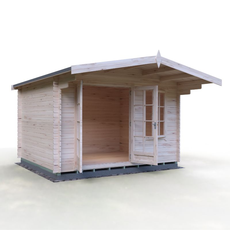 Shire Glenmore 12x10 28mm Log cabin