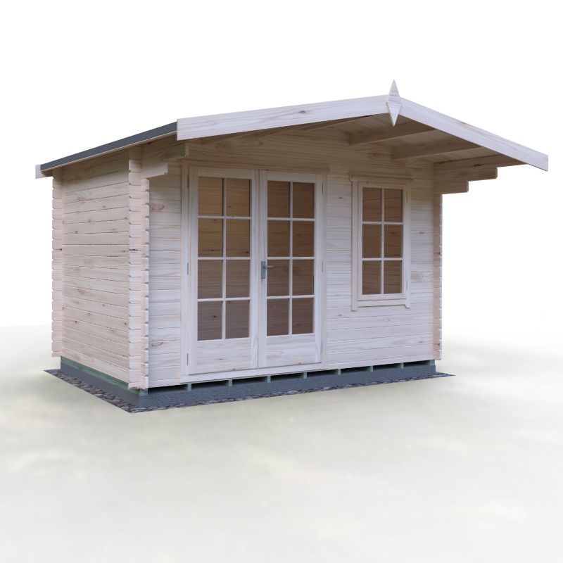 Shire Glenmore 12x8 28mm Log cabin