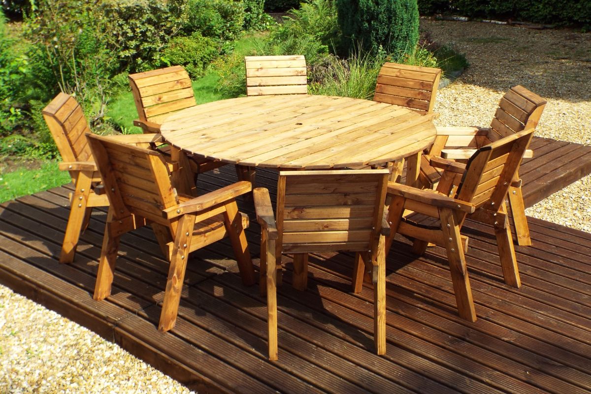 Charles Taylor - Eight Seater Circular Table Set