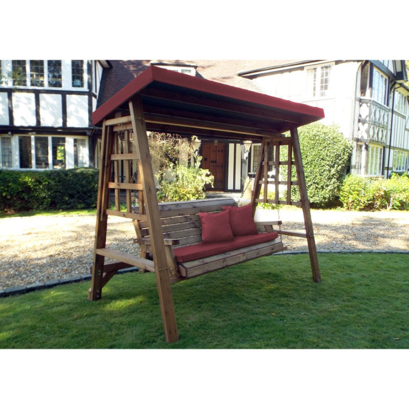 Charles Taylor - Dorset Three Seater Swing Burgundy