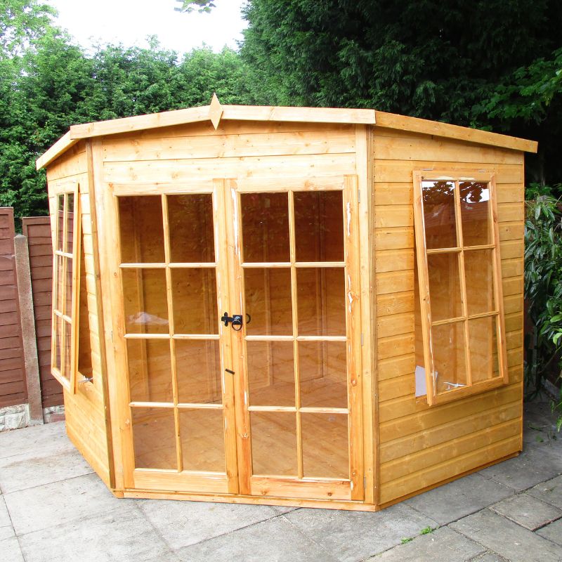 Shire Hampton Spec change to T&G Roof 8x8 Summerhouse
