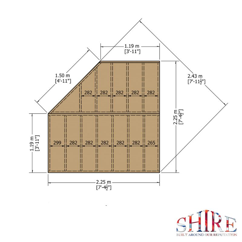 Shire Hampton 8x8 Summerhouse