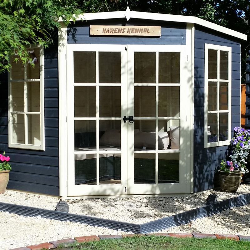 Shire Hampton Spec change to T&G Roof 8x8 Summerhouse