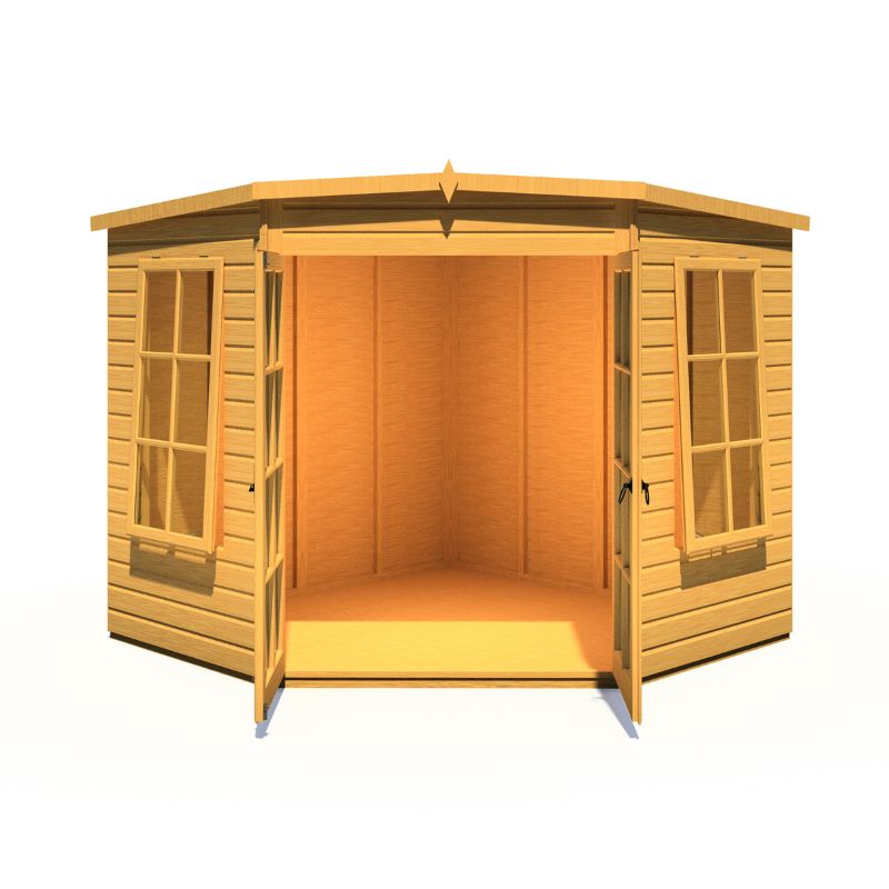 Shire Hampton Spec change to T&G Roof 8x8 Summerhouse