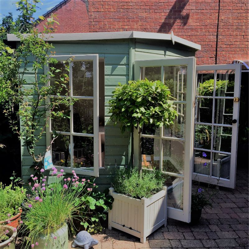 Shire Hampton Spec change to T&G Roof 8x8 Summerhouse