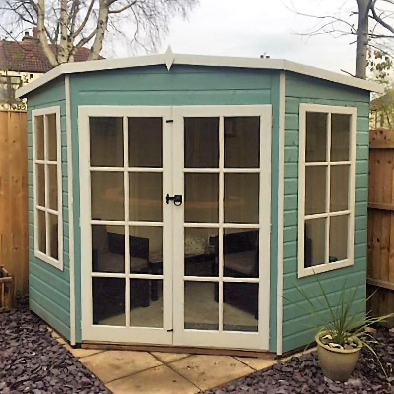 Shire Hampton Spec change to T&G Roof 7x7 Summerhouse