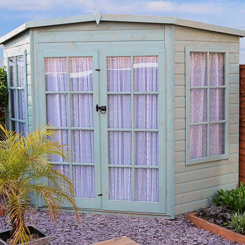Shire Hampton Spec change to T&G Roof 7x7 Summerhouse